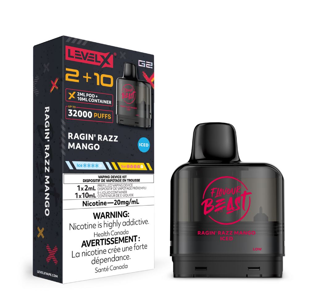 Level X Flavour Beast G2 Ultra 2+10 (POD ONLY)