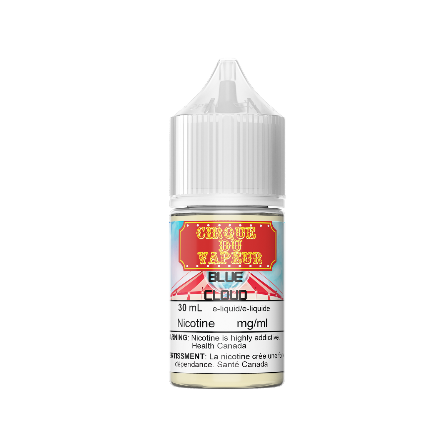 Cirque De Vapeur SALT - Blue Cloud/ Fluffy Blue Rasp