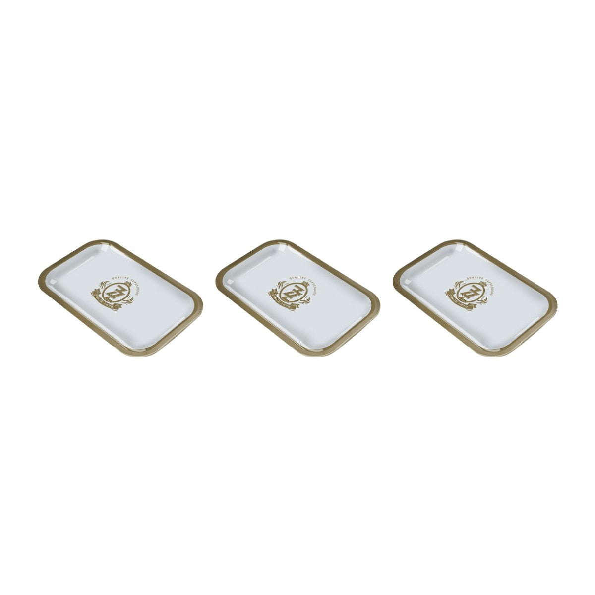 Zig Zag Metal Rolling Tray- Medium