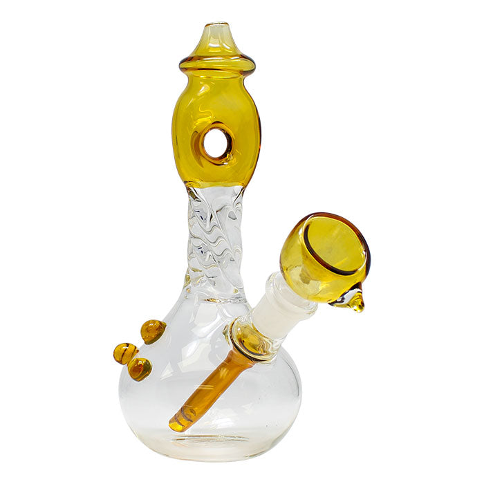 Twisted Mouthpiece Glass Bong 6 Inches