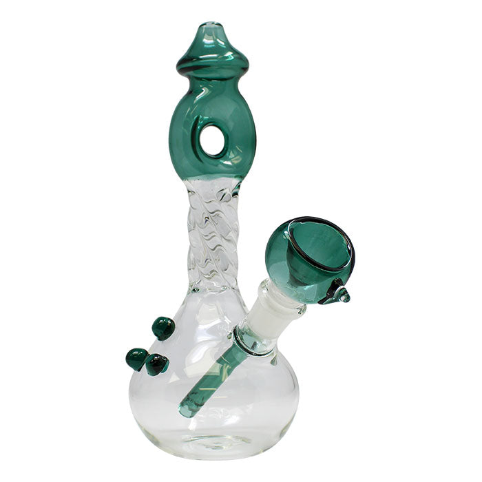 Twisted Mouthpiece Glass Bong 6 Inches