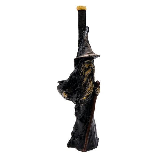 Ancient Wizard Polyresin Pipe