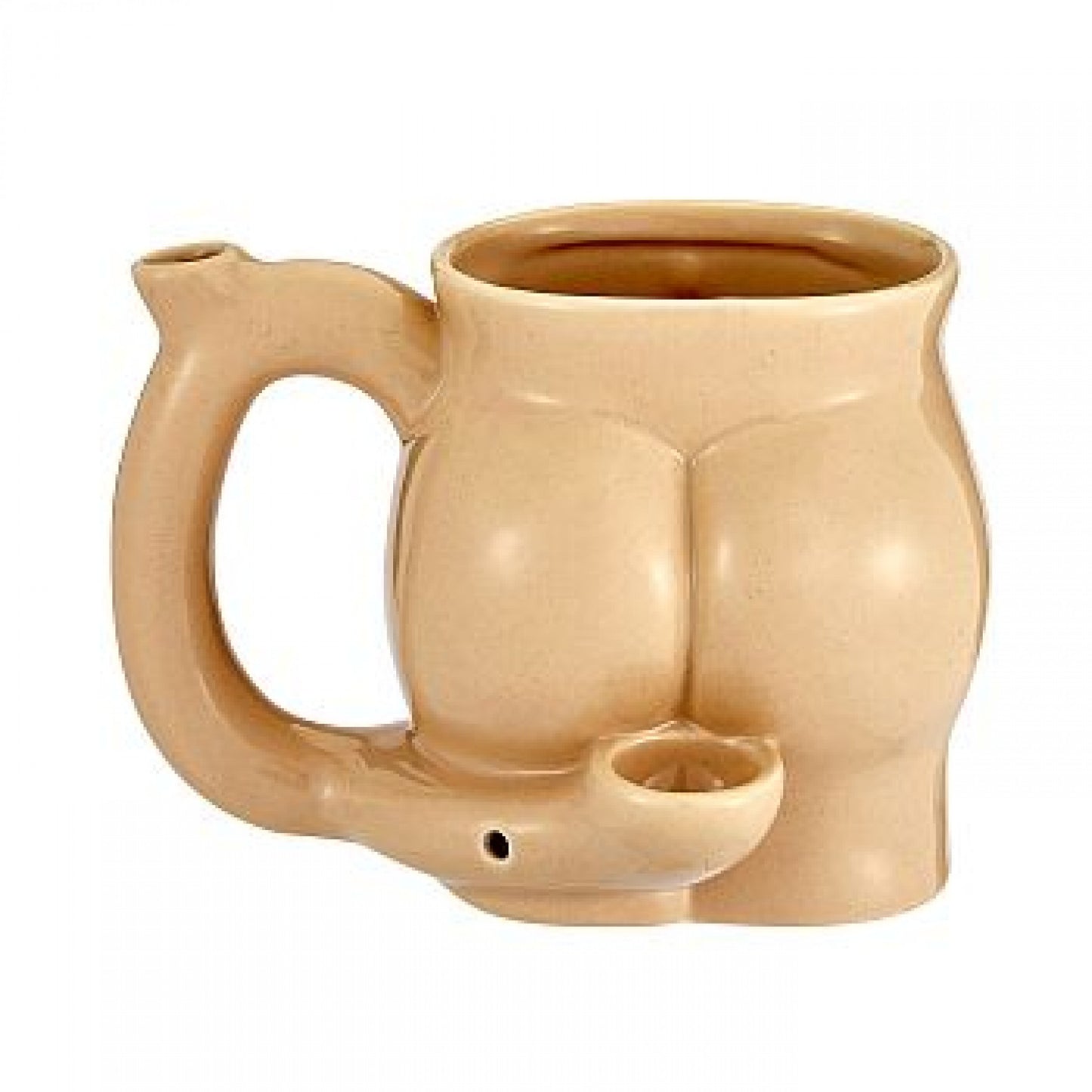 Butt Ceramic Mug Pipe